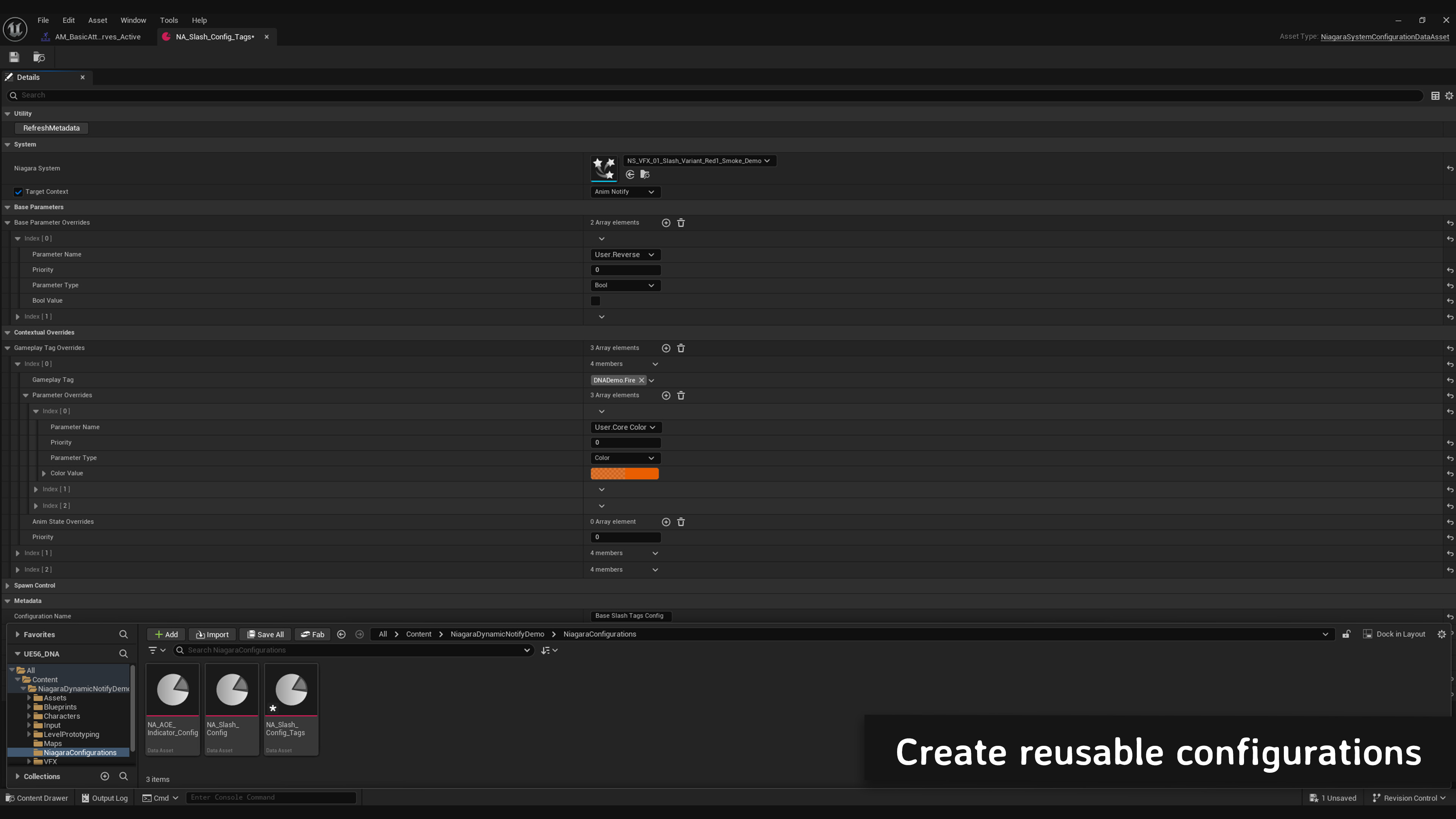 Create reusable configurations