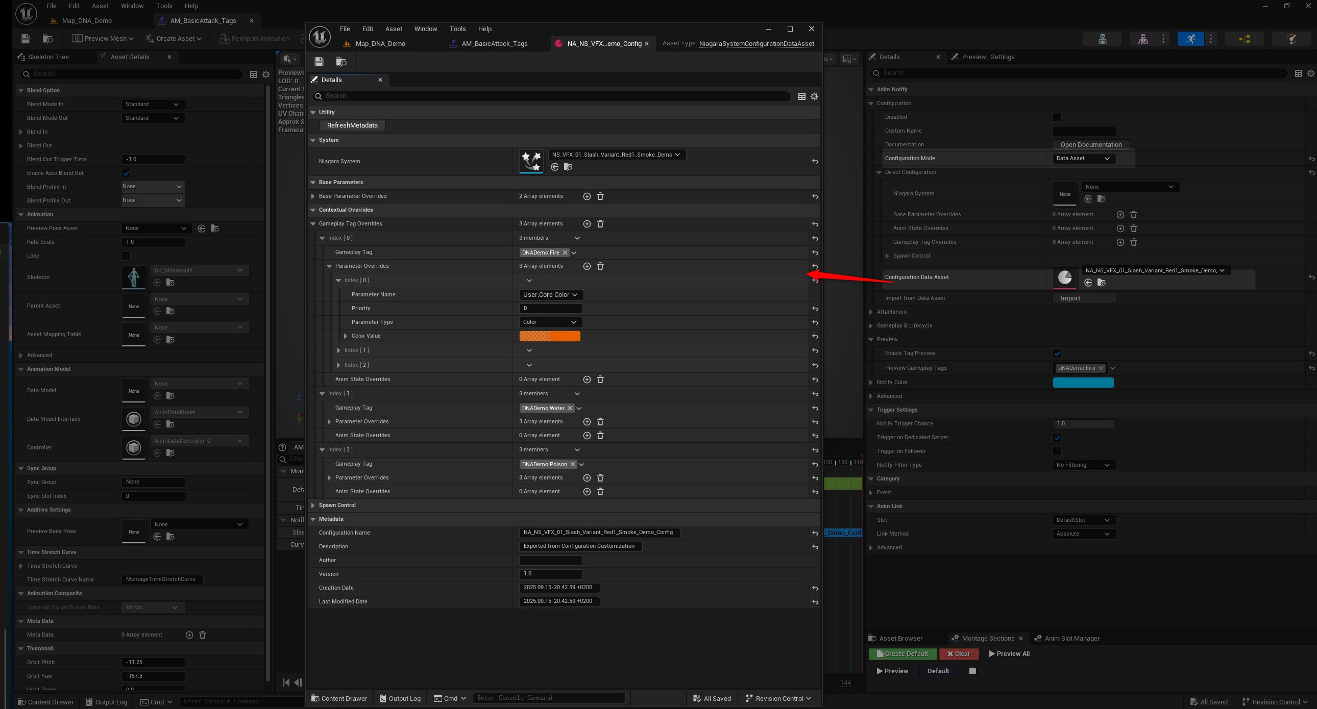 DNA Data Asset Configuration